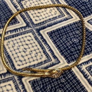 Roberto Cavalli Fold Metal Belt